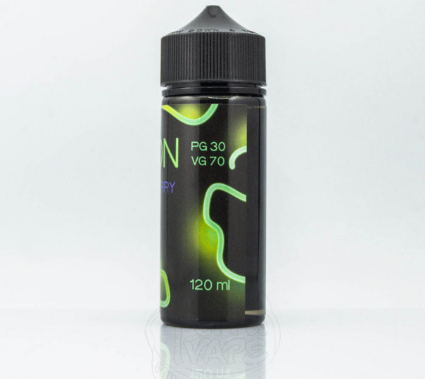 Рідина Neon Organic Blackberry Mint 120ml 1.5mg на органічному нікотині зі смаком ожини з м'ятою