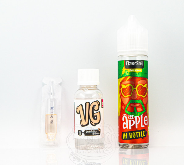 Жидкость In Bottle Organic Red Apple 60ml 3mg на органическом никотине со вкусом яблока
