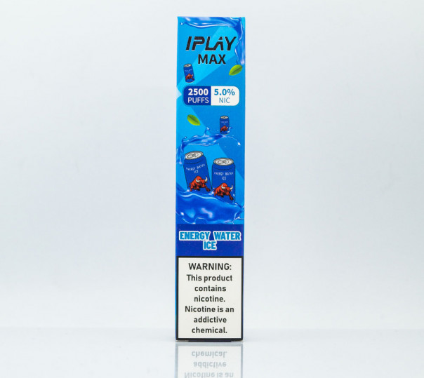 iPlay Max 2500 Energy Water Ice (Енергетик) Одноразовий POD