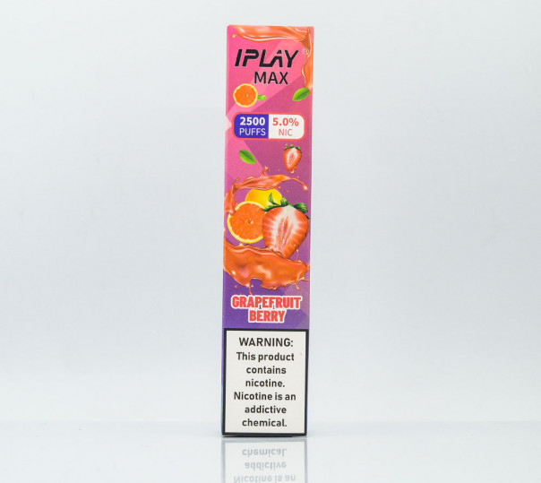 iPlay Max 2500 Grapefruit Berry (Грейпфрут с клубникой) Одноразовый POD