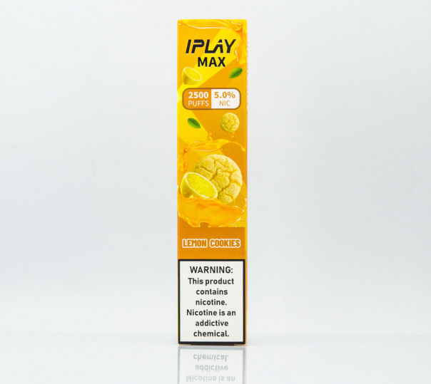 iPlay Max 2500 Lemon Cookies (Лимонное печенье) Одноразовый POD