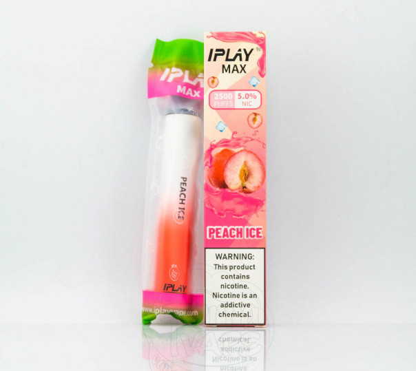 iPlay Max 2500 Peach Ice (Персик с холодком) Одноразовый POD