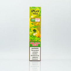 iPlay Max 2500 Sour Apple Melon (Кисле яблуко з динею) Одноразова електронна сигарета