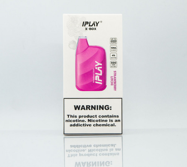 iPlay X-Box 4000 Strawberry Litchi (Клубника с личи) Одноразовый POD