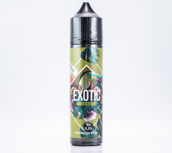 Рідина Iva Organic Exotic Sens FROZEN 60ml 3mg на органічному нікотині зі смаком полуниці та лайма з холодком