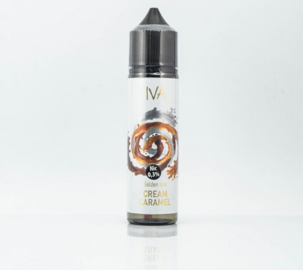 Жидкость Iva Organic Cream Caramel 60ml 1mg на органическом никотине со вкусом крема с карамелью
