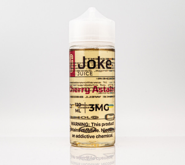 Рідина Joke Organic Cherry Astaire 120ml 0mg без нікотину зі смаком вишні
