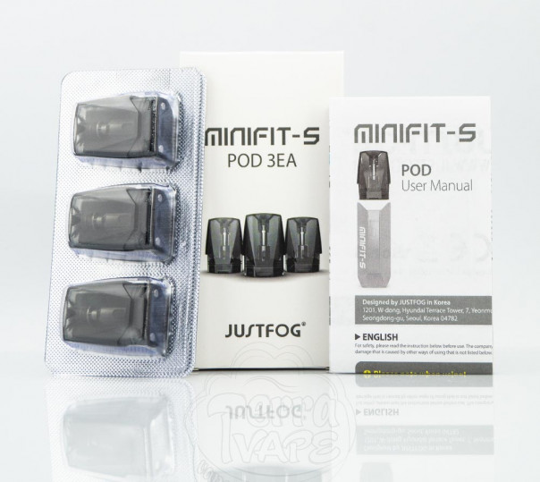 Картридж для многоразовой POD системы Justfog Minifit S Pod Kit 0.8ohm 1.9ml