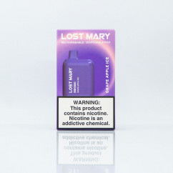 Lost Mary BM5000 Grape Apple Ice (Виноград и яблоко с холодком) Одноразовая электронная сигарета