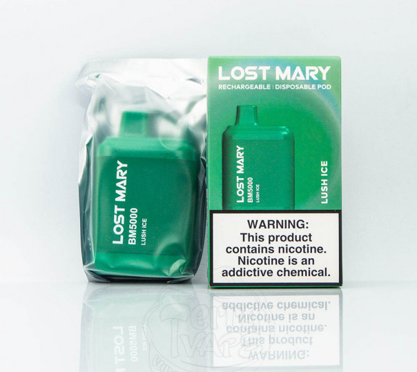 Lost Mary BM5000 Lush Ice (Арбуз с холодком) Одноразовый POD