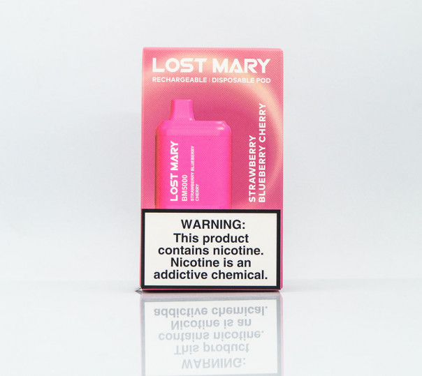 Lost Mary BM5000 Strawberry Blueberry Cherry (Полуниця, чорниця, вишня) Одноразовий POD