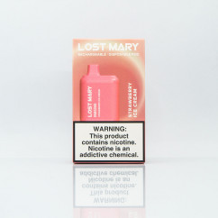 Lost Mary BM5000 Strawberry Ice Cream (Клубничное мороженое) Одноразовая электронная сигарета