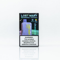 Lost Mary OS4000 Blue Razz Ice (Синяя малина с холодком) Одноразовая электронная сигарета