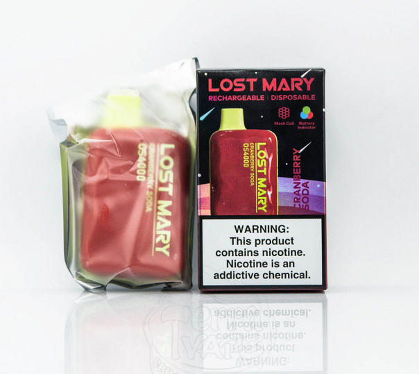 Lost Mary OS4000 Cranberry Soda (Клюквенная содовая) Одноразовый POD