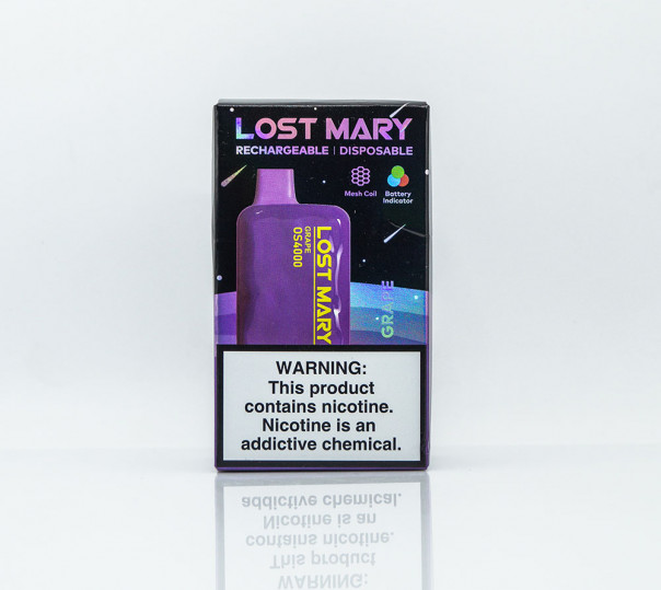 Lost Mary OS4000 Grape (Виноград) Одноразовый POD