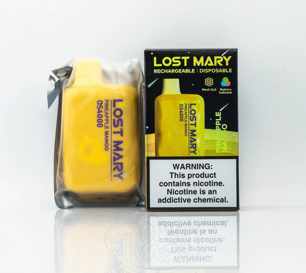 Lost Mary OS4000 Mango Pineapple (Манго с ананасом) Одноразовый POD