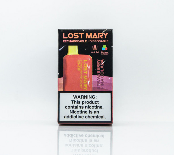 Lost Mary OS4000 Strawberry Pina Colada (Клубничная Пина Колада) Одноразовый POD
