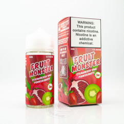 Fruit Monster Organic Strawberry Kiwi Pomegranate 100ml 3mg