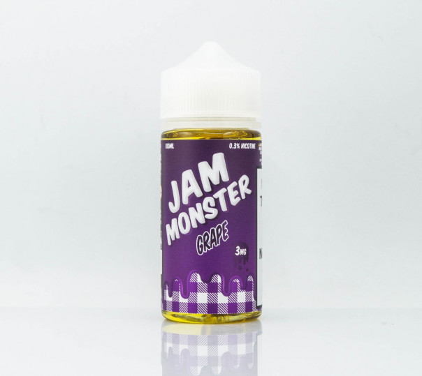 Рідина Jam Monster Organic Grape 100ml 3mg на органічному нікотині зі смаком виноградного джему