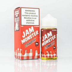 Jam Monster Organic Strawberry 100ml 3mg