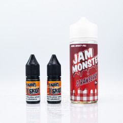 Jam Monster Organic Shortfill Strawberry 100ml 0mg