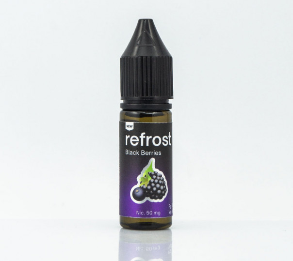 Жидкость Refrost Salt Black Berries 15ml 30mg на солевом никотине со вкусом ягод