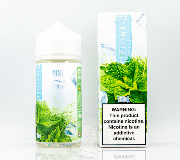 Жидкость Skwezed Organic Mint 100ml 3mg на органическом никотине со вкусом мяты