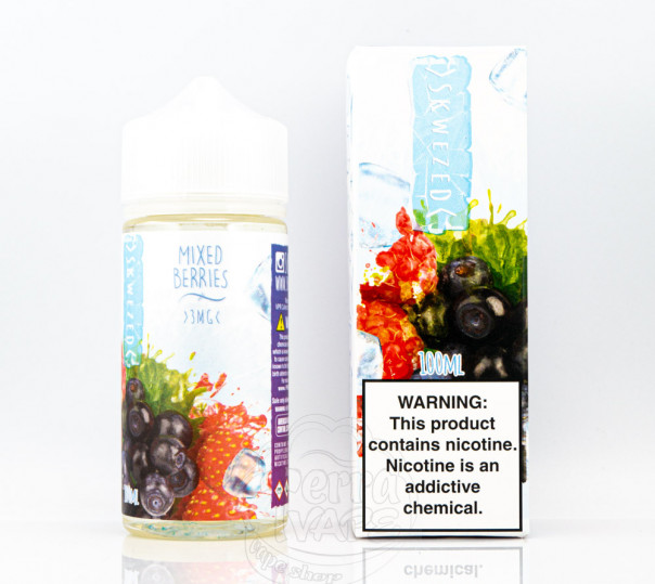 Жидкость Skwezed Organic Mixed Berries Ice 100ml 3mg на органическом никотине со вкусом ягод с холодком