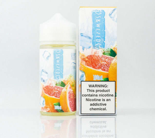 Жидкость Skwezed Organic Grapefruit Ice 100ml 3mg на органическом никотине со вкусом грейпфрута с холодком
