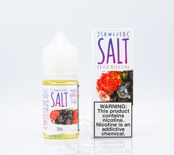 Рідина Skwezed Salt Mixed Berries 30ml 50mg на сольовому нікотині зі смаком ягід