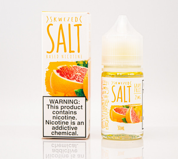Рідина Skwezed Salt Grapefruit 30ml 50mg на сольовому нікотині зі смаком грейпфрута