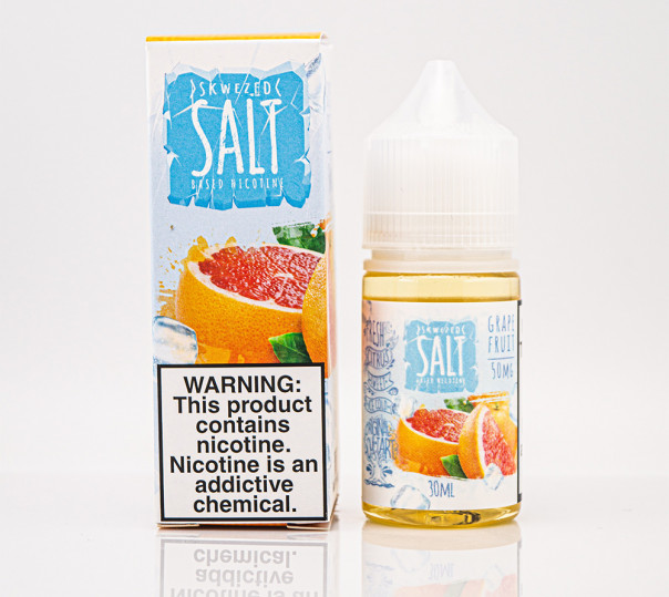Жидкость Skwezed Salt Grapefruit Ice 30ml 50mg на солевом никотине со вкусом грейпфрута с холодком