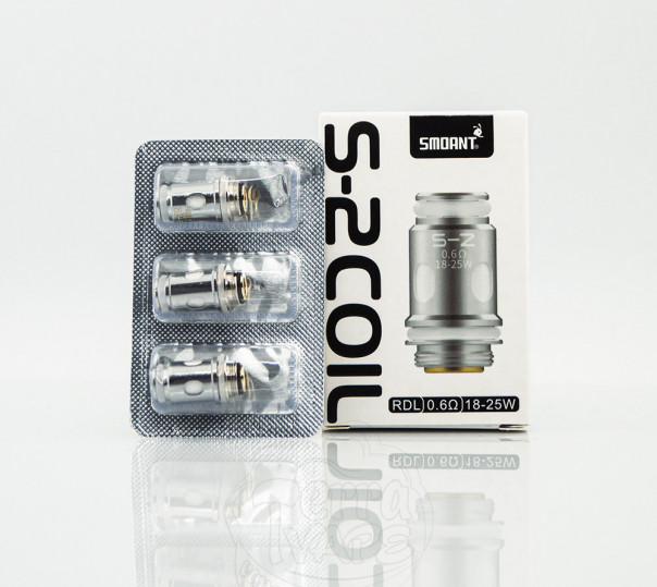 Испаритель Smoant S Series Coil для многоразовой POD системы Charon Baby Plus, Santi Pod Kit