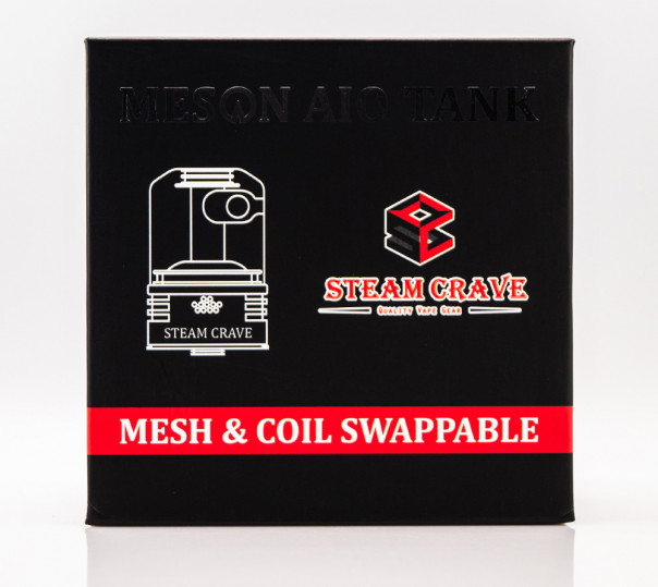 Обслуживаемая база Steam Crave Meson AIO BORO TANK Mesh&Coil