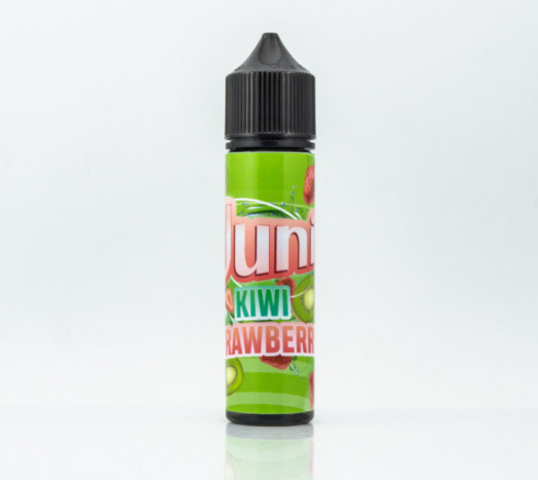 Рідина Juni Organic Kiwi Strawberry 60ml 0mg без нікотину зі смаком ківі та полуниці