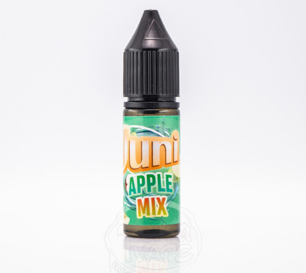 Жидкость Juni Salt Apple Mix 15ml 50mg на солевом никотине со вкусом яблока