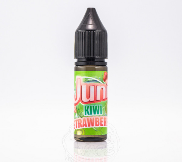 Жидкость Juni Salt Kiwi Strawberry 15ml 50mg на солевом никотине со вкусом клубники с киви
