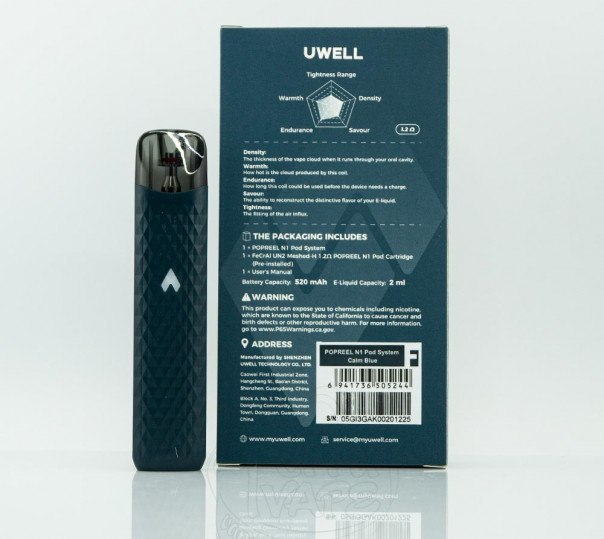 Uwell Popreel N1 Pod System Kit Многоразовая POD система