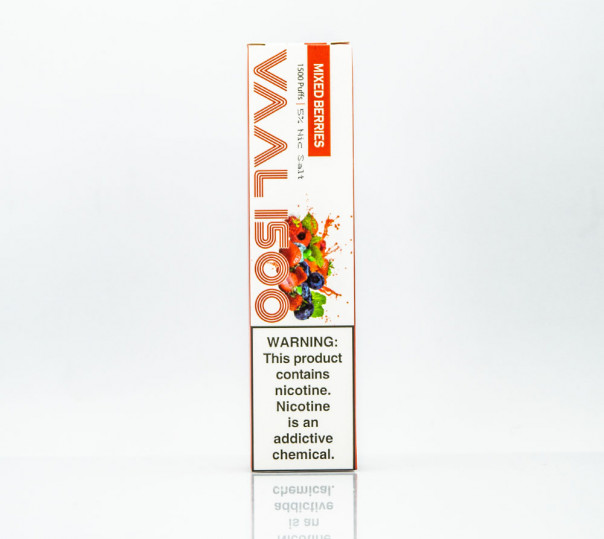 VAAL 1500 Mixed Berries (Ягодный микс) Одноразовый POD