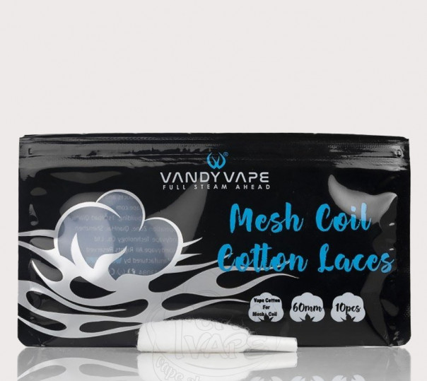 Вата для вейпов Vandy Vape M Coil Cotton Laces (10 штук)