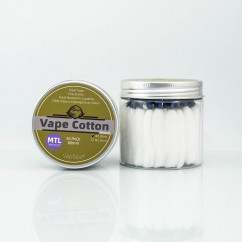 Вата для MTL VapSea Original Big Box Vape Cotton Wool 50шт (2мм/2.5mm)