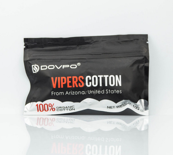 Вата для вейпов Dovpo Vipers Cotton 10g