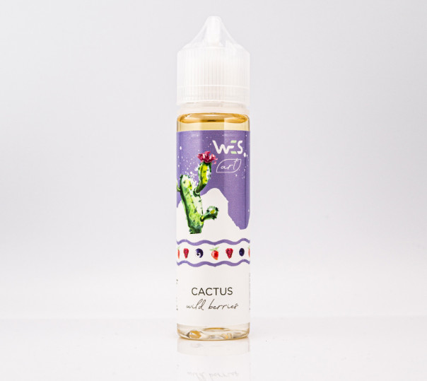 Жидкость Wes Art Organic Cactus 60ml 3mg на органическом никотине со вкусом кактуса с ягодами