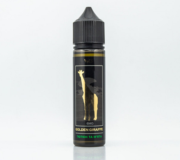 Жидкость WES Golden Giraffe Organic #2 Табак с мятой 60ml 3mg на органическом никотине
