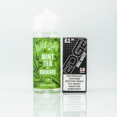 Wild Roots Organic Mint Tea, Rhubarb 100ml 0mg Жидкость