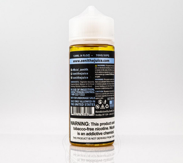 Жидкость Zenith Organic Andromeda 120ml 3mg на органическом никотине со вкусом черники и граната