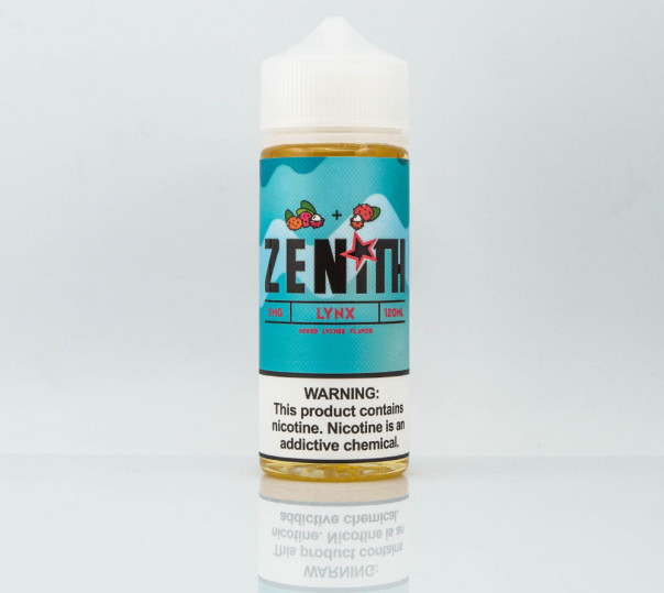 Жидкость Zenith Organic Lynx 120ml 3mg на органическом никотине со вкусом личи