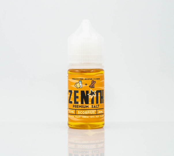 Жидкость Zenith Salt Scorpius 30ml 25mg на солевом никотине со вкусом хлопьев с корицей