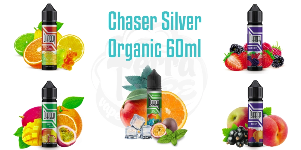 Рідини на органічному нікотині для електронних сигарет Chaser Silver 60ml