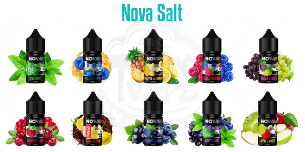 Жидкости на солевом никотине для pod-систем Nova Salt